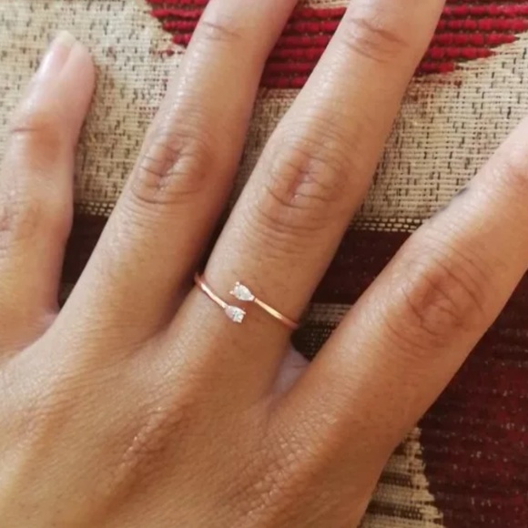 Bou Copper Cubic Zirconia resizable Ring! -- New! - Picture 4 of 7